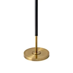 Gold And Black Simple Stem Floor Lamp-Kirkland's Home Best Sale