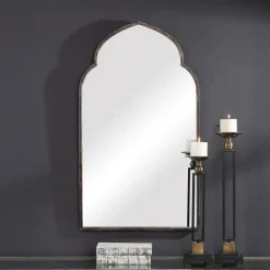 Gold And Bronze Metal Arch Mirror-Kirkland's Home Store