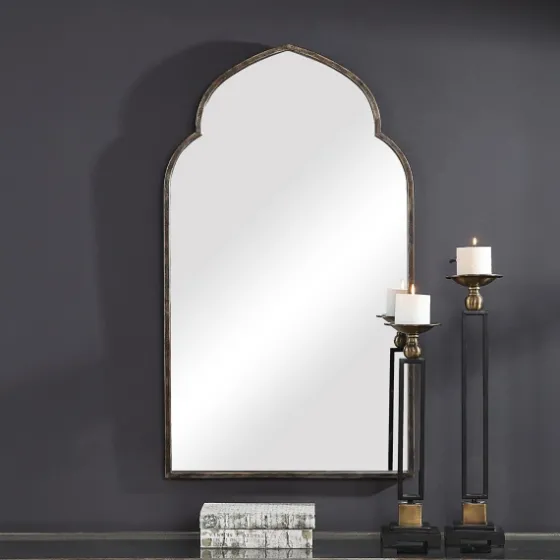 Gold And Bronze Metal Arch Mirror-Kirkland's Home Store