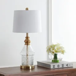 Gold And Clear Bubble Glass Table Lamp-Kirkland's Home Fashion