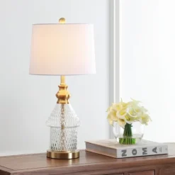 Gold And Clear Bubble Glass Table Lamp-Kirkland's Home Fashion