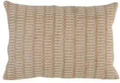 Gold And Ivory Haven Lumbar Pillow-Kirkland's Home Fashion