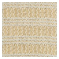 Gold And Ivory Striped Cotton Throw-Kirkland's Home Discount