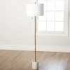 Gold And Marble Base Floor Lamp-Kirkland's Home Store