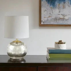 Gold And Silver Mercury Glass Table Lamp-Kirkland's Home Store