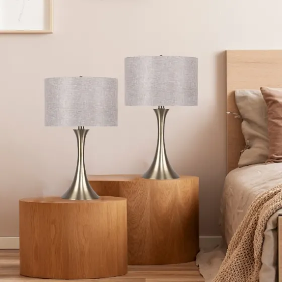 Gold And Tapered Table Lamps, Set Of 2-Kirkland's Home Clearance