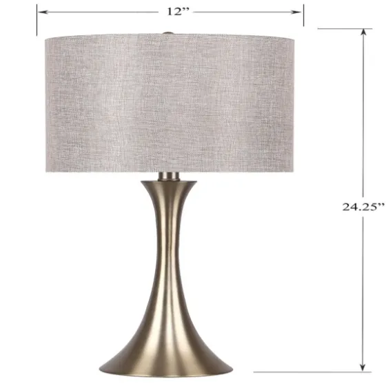 Gold And Tapered Table Lamps, Set Of 2-Kirkland's Home Clearance