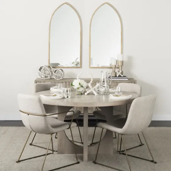 Gold And Upholstered Dining Chair-Kirkland's Home Best
