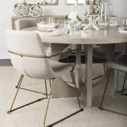 Gold And Upholstered Dining Chair-Kirkland's Home Best