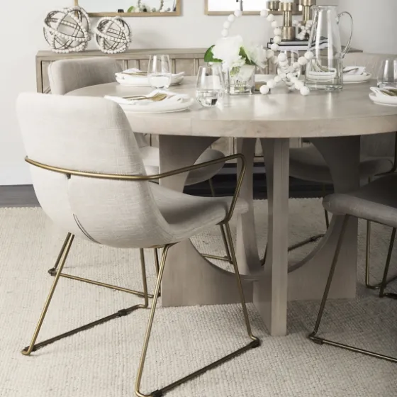 Gold And Upholstered Dining Chair-Kirkland's Home Best