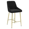 Gold And Velvet Counter Stool-Kirkland's Home Online