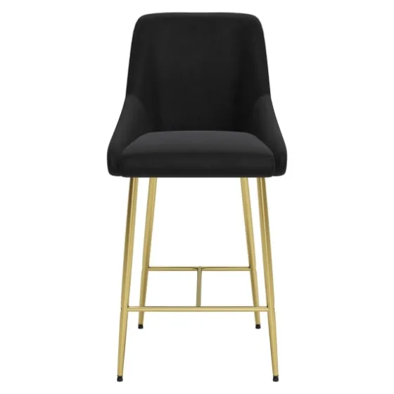 Gold And Velvet Counter Stool-Kirkland's Home Online