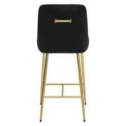 Gold And Velvet Counter Stool-Kirkland's Home Online