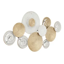 Gold And White Round Layered Plates Wall Sculpture-Kirkland's Home Best Sale