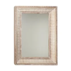 Gold And White Washed Carved Frame Mirror-Kirkland's Home Store