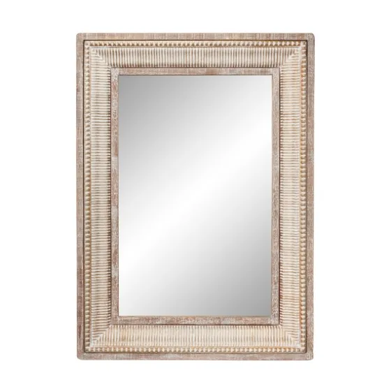 Gold And White Washed Carved Frame Mirror-Kirkland's Home Store