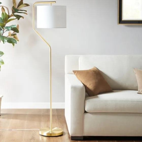 Gold Angular Modern Floor Lamp-Kirkland's Home Flash Sale