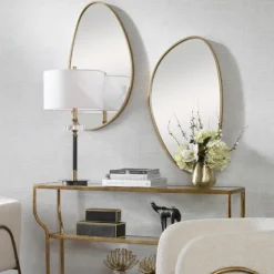 Gold Boomerang Wall Mirror-Kirkland's Home Cheap