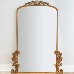 Gold Bordeaux Ornate Leaner Mirror, 46X63 In.-Kirkland's Home Discount