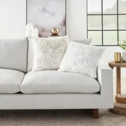 Gold Branches Faux Fur Throw Pillow-Kirkland's Home Shop