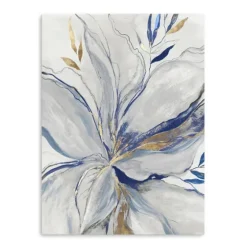 Gold Charcoal Bloom Canvas Art Print, 24X32 In.-Kirkland's Home Clearance