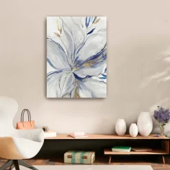 Gold Charcoal Bloom Canvas Art Print, 24X32 In.-Kirkland's Home Clearance