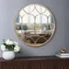 Gold Circular Inset Round Wall Mirror-Kirkland's Home Shop