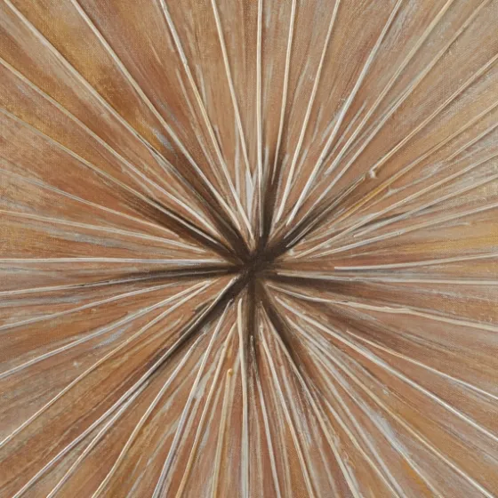 Gold Contemporary Burst Framed Canvas Art Print-Kirkland's Home Sale