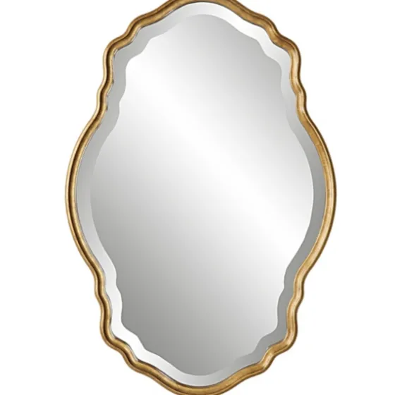Gold Curved Beveled Frame Mirror-Kirkland's Home Cheap