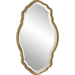 Gold Curved Beveled Frame Mirror-Kirkland's Home Cheap