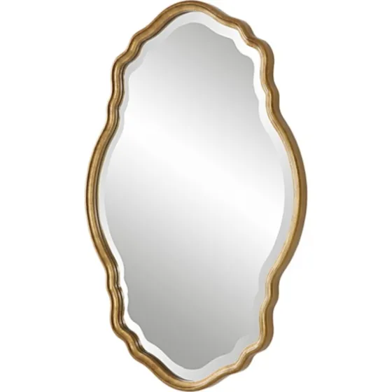 Gold Curved Beveled Frame Mirror-Kirkland's Home Cheap