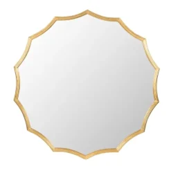 Gold Curved Sunburst Wall Mirror-Kirkland's Home Flash Sale