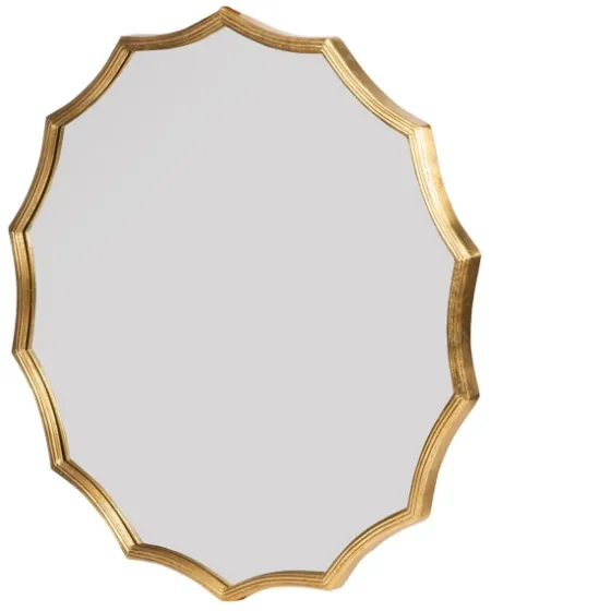 Gold Curved Sunburst Wall Mirror-Kirkland's Home Flash Sale