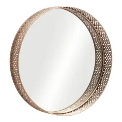 Gold Cutout Ancient Ring Framed Mirror-Kirkland's Home Sale