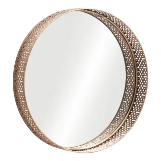 Gold Cutout Ancient Ring Framed Mirror-Kirkland's Home Sale