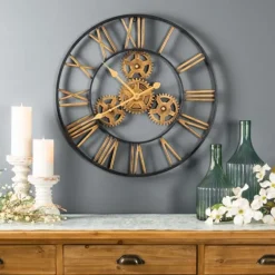 Gold Emmanuel Wall Clock-Kirkland's Home Store