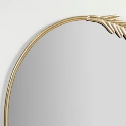Gold Finish Oval Wreath Mirror-Kirkland's Home Best