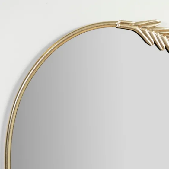 Gold Finish Oval Wreath Mirror-Kirkland's Home Best