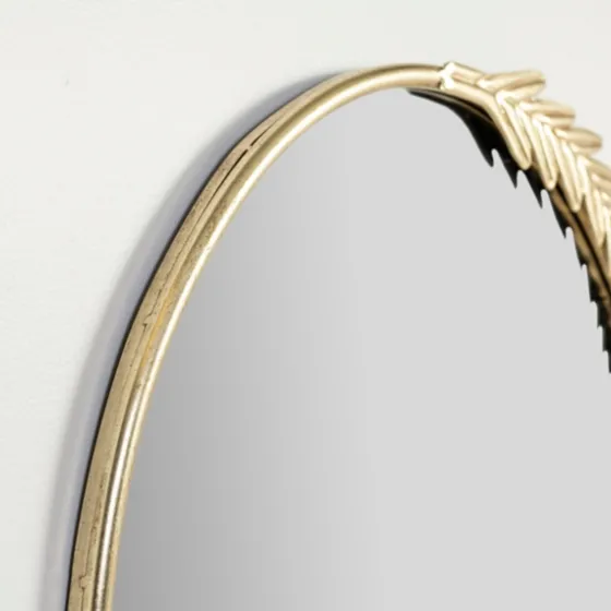 Gold Finish Oval Wreath Mirror-Kirkland's Home Best