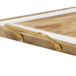 Gold Flat Enamel Trim 2-Pc. Decorative Tray Set-Kirkland's Home Discount