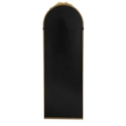 Gold Floral Top Arch Frame Floor Mirror, 19X55 In.-Kirkland's Home Sale