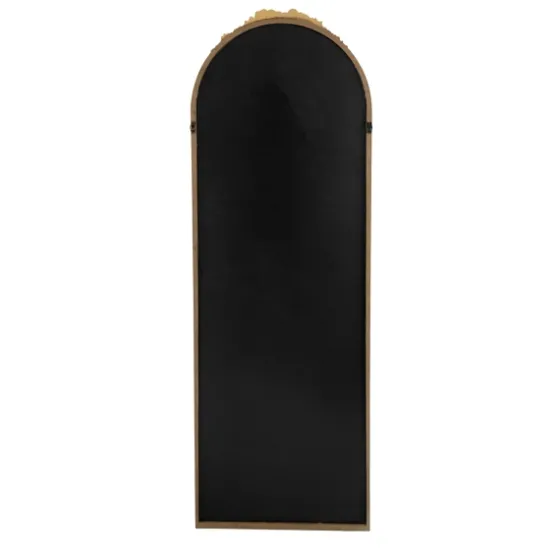 Gold Floral Top Arch Frame Floor Mirror, 19X55 In.-Kirkland's Home Sale