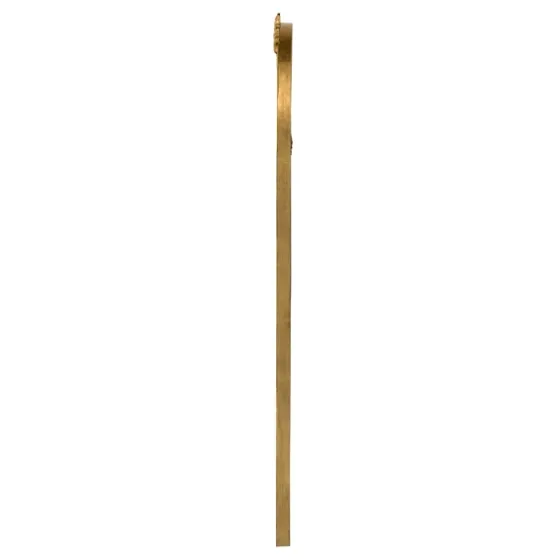 Gold Floral Top Arch Frame Floor Mirror, 19X55 In.-Kirkland's Home Sale