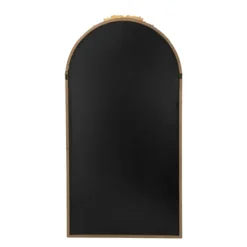 Gold Floral Top Arch Frame Floor Mirror, 27X52 In.-Kirkland's Home Online
