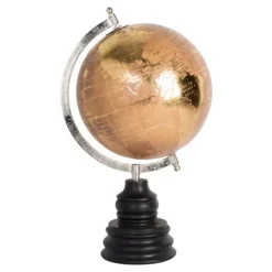 Gold Foil Globe With Wood Base-Kirkland's Home Hot