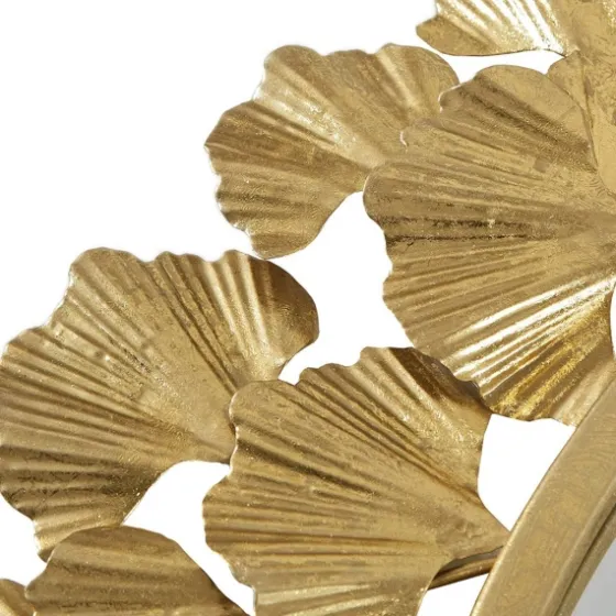 Gold Foil Leaf Framed Round Wall Mirror-Kirkland's Home Outlet