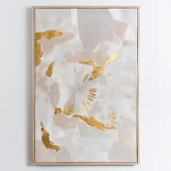 Gold Foil Patches Framed Art Print-Kirkland's Home Sale