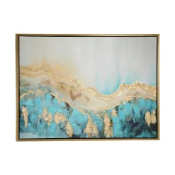 Gold Geode Slice Framed Canvas Art Print-Kirkland's Home Best