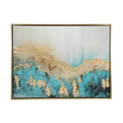 Gold Geode Slice Framed Canvas Art Print-Kirkland's Home Best