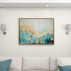 Gold Geode Slice Framed Canvas Art Print-Kirkland's Home Best